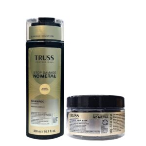 Kit TRUSS No Metal: Shampoo Stop Damage 300ml + Máscara Stop Damage 180g
