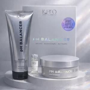 Kit Box Kpro Ph Balancer Shampoo Máscara Ampola Nutrição